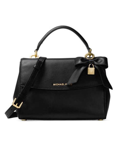 michael kors satchel bow